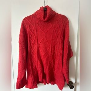 aerie Turtleneck Sweater - red